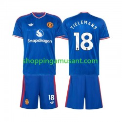 Maillot de Foot Manchester United Youri Tielemans 18 Enfant Extérieur 2026-2027 Manche Courte