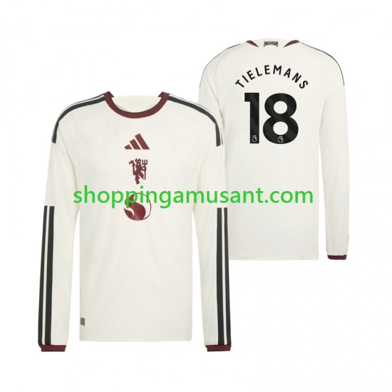 Maillot de Foot Manchester United Youri Tielemans 18 Homme Neutre 2026-2027 Manche Longue