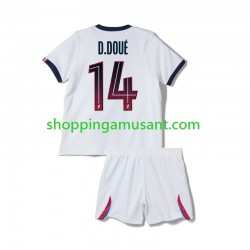 Maillot de Foot Paris Saint-Germain Desire Doue 14 Enfant Extérieur 2026-2027 Manche Courte