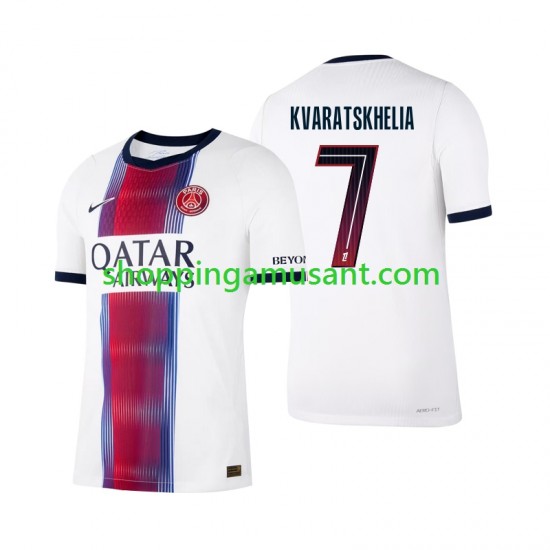 Maillot de Foot Paris Saint-Germain Khvicha Kvaratskhelia 7 Homme Extérieur 2026-2027 Manche Courte