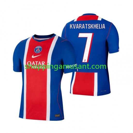 Maillot de Foot Paris Saint-Germain Khvicha Kvaratskhelia 7 Homme Domicile 2026-2027 Manche Courte