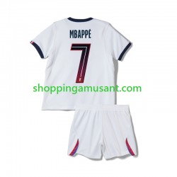 Maillot de Foot Paris Saint-Germain Mbappé Kylian 7 Enfant Extérieur 2026-2027 Manche Courte
