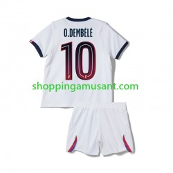 Maillot de Foot Paris Saint-Germain Ousmane Dembele 10 Enfant Extérieur 2026-2027 Manche Courte