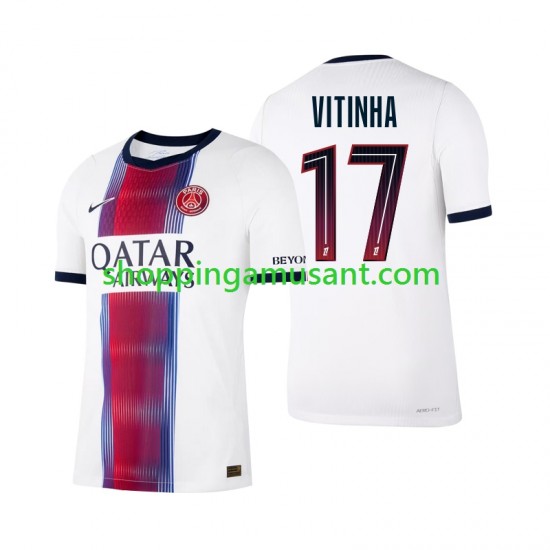 Maillot de Foot Paris Saint-Germain Vitinha 17 Homme Extérieur 2026-2027 Manche Courte
