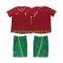 Maillot de Foot Portugal Rétro Enfant Domicile 2002 Manche Courte