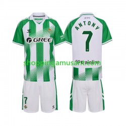 Maillot de Foot Real Betis Anthoy 7 Enfant Domicile 2026-2027 Manche Courte