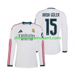 Maillot de Foot Real Madrid Arda Guler 15 Homme Domicile 2026-2027 Manche Longue