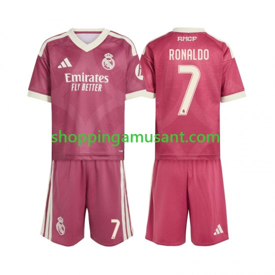 Maillot de Foot Real Madrid Cristiano Ronaldo 7 Enfant Neutre 2026-2027 Manche Courte
