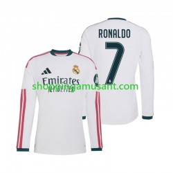 Maillot de Foot Real Madrid Cristiano Ronaldo 7 Homme Domicile 2026-2027 Manche Longue