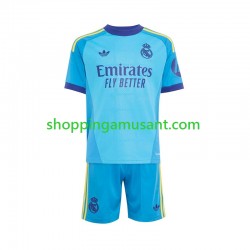 Maillot de Foot Real Madrid Gardien Enfant Extérieur 2026-2027 Manche Courte