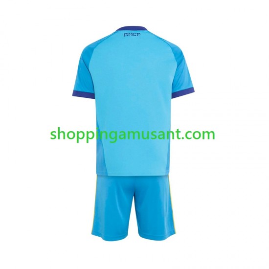 Maillot de Foot Real Madrid Gardien Enfant Extérieur 2026-2027 Manche Courte