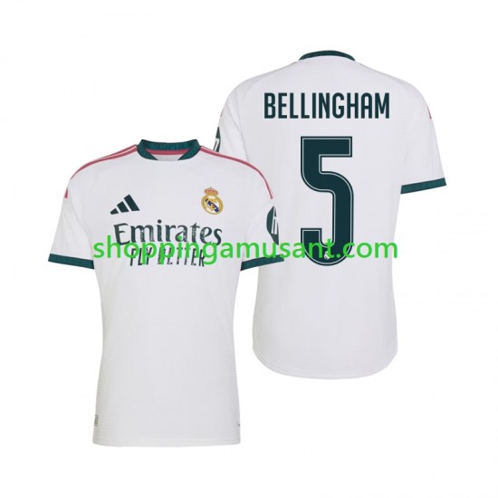 Maillot de Foot Real Madrid Jude Bellingham 5 Homme Domicile 2026-2027 Manche Courte