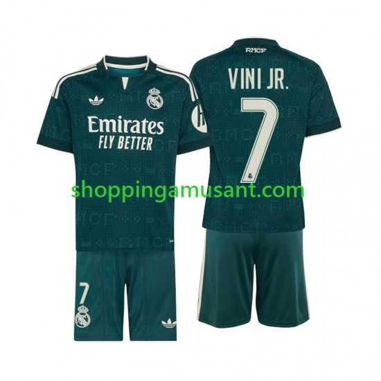 Maillot de Foot Real Madrid Vinicius Junior 7 Enfant Extérieur 2026-2027 Manche Courte