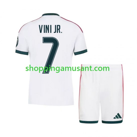 Maillot de Foot Real Madrid Vinicius Junior 7 Enfant Domicile 2026-2027 Manche Courte