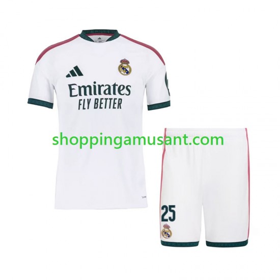 Maillot de Foot Real Madrid Yan Diomande 25 Enfant Domicile 2026-2027 Manche Courte