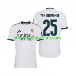 Maillot de Foot Real Madrid Yan Diomande 25 Homme Domicile 2026-2027 Manche Courte