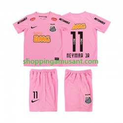 Maillot de Foot Santos Neymar JR 11 2012 2013 Rétro Enfant 4ème Manche Courte