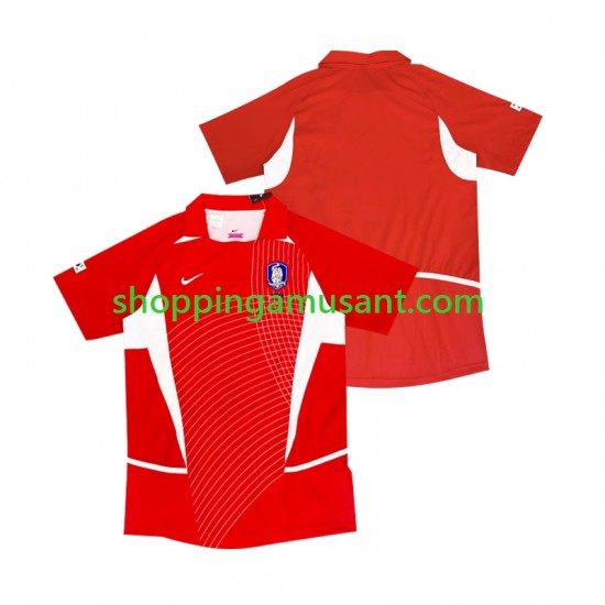 Maillot de Foot Corée du Sud Rétro Homme Domicile 2002 Manche Courte