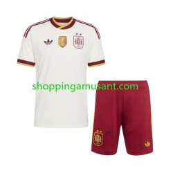 Maillot de Foot Espagne 2-star Enfant Extérieur 2026-2027 Manche Courte