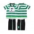 Maillot de Foot Sporting CP 2000 Rétro Enfant Domicile 1999 Manche Courte