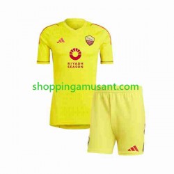 Maillot de Foot AS Rome Gardien Enfant Domicile 2023-2024 Manche Courte