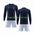 Maillot de Foot France Enfant Domicile Coupe du Monde 2022 Manche Longue