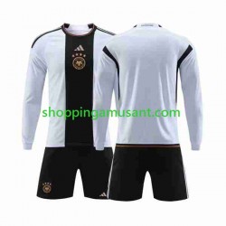Maillot de Foot Allemagne Enfant Domicile Coupe du Monde 2022 Manche Longue