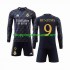 Maillot de Foot Real Madrid Benzema 9 Enfant Extérieur 2023-2024 Manche Longue