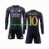Maillot de Foot Real Madrid Modrić Luka 10 Enfant Extérieur 2023-2024 Manche Longue