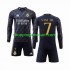 Maillot de Foot Real Madrid Vini Jr 7 Enfant Extérieur 2023-2024 Manche Longue