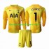 Maillot de Foot Tottenham Hotspur Hugo Lloris 1 Gardien Enfant Domicile 2022-2023 Manche Longue