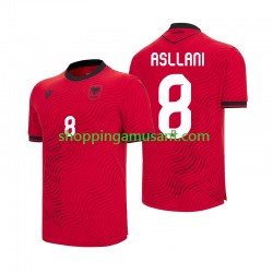 Maillot de Foot Albanie Kristjan Asllani 8 Homme Domicile Coupe du Monde 2026 Manche Courte