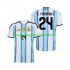 Maillot de Foot Argentine Enzo Fernandez 24 Homme Domicile Coupe du Monde 2026 Manche Courte