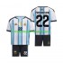 Maillot de Foot Argentine Franco Mastantuono 22 Enfant Domicile Coupe du Monde 2026 Manche Courte
