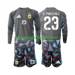 Maillot de Foot Argentine Emiliano Martinez 23 Gardien Enfant Domicile Coupe du Monde 2026 Manche Longue