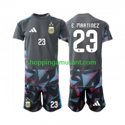 Maillot de Foot Argentine Emiliano Martinez 23 Gardien Enfant Domicile Coupe du Monde 2026 Manche Courte