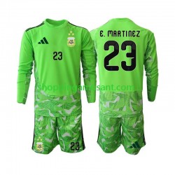 Maillot de Foot Argentine Emiliano Martinez 23 Gardien Enfant Neutre Coupe du Monde 2026 Manche Longue