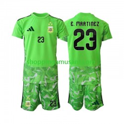 Maillot de Foot Argentine Emiliano Martinez 23 Gardien Enfant Neutre Coupe du Monde 2026 Manche Courte