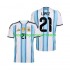 Maillot de Foot Argentine Jose Manuel Lopez 21 Homme Domicile Coupe du Monde 2026 Manche Courte