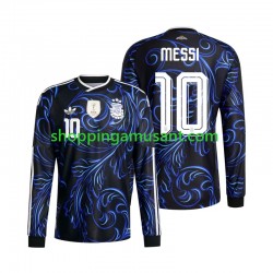 Maillot de Foot Argentine Lionel Messi 10 Homme Extérieur Coupe du Monde 2026 Manche Longue