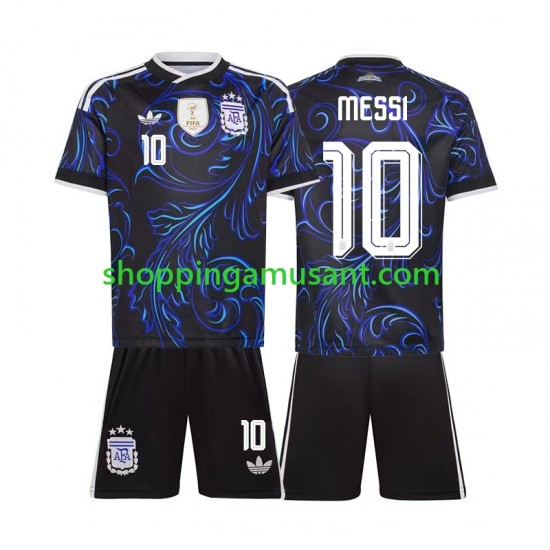 Maillot de Foot Argentine Lionel Messi 10 Enfant Extérieur Coupe du Monde 2026 Manche Courte