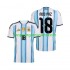 Maillot de Foot Argentine Nico Paz 18 Homme Domicile Coupe du Monde 2026 Manche Courte