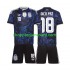 Maillot de Foot Argentine Nico Paz 18 Enfant Extérieur Coupe du Monde 2026 Manche Courte