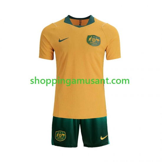 Maillot de Foot Australie Enfant Domicile Coupe du Monde 2026 Manche Courte