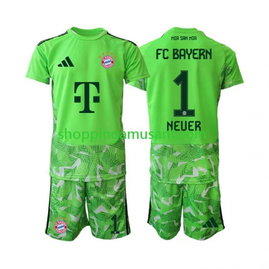 Maillot de Foot Bayern Munich Manuel Neuer 1 Gardien Enfant Domicile 2026-2027 Manche Courte