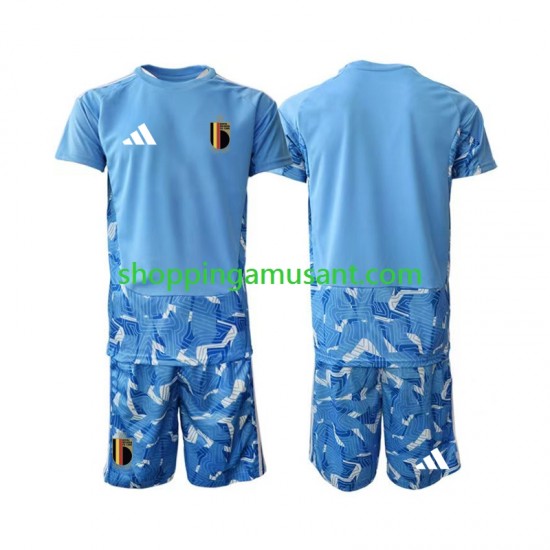 Maillot de Foot Belgique Gardien Enfant Domicile Coupe du Monde 2026 Manche Courte