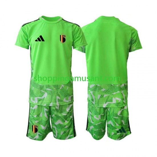 Maillot de Foot Belgique Gardien Enfant Neutre Coupe du Monde 2026 Manche Courte