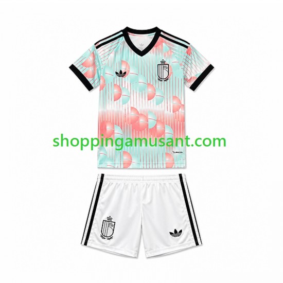 Maillot de Foot Belgique Enfant Extérieur Coupe du Monde 2026 Manche Courte