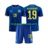 Maillot de Foot Bosnie-Herzégovine Kerim Alajbegovic 19 Enfant Domicile Coupe du Monde 2026 Manche Courte