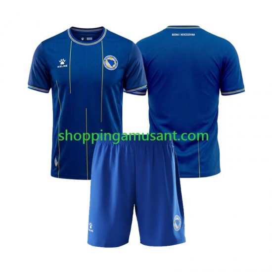 Maillot de Foot Bosnie-Herzégovine Enfant Domicile Coupe du Monde 2026 Manche Courte